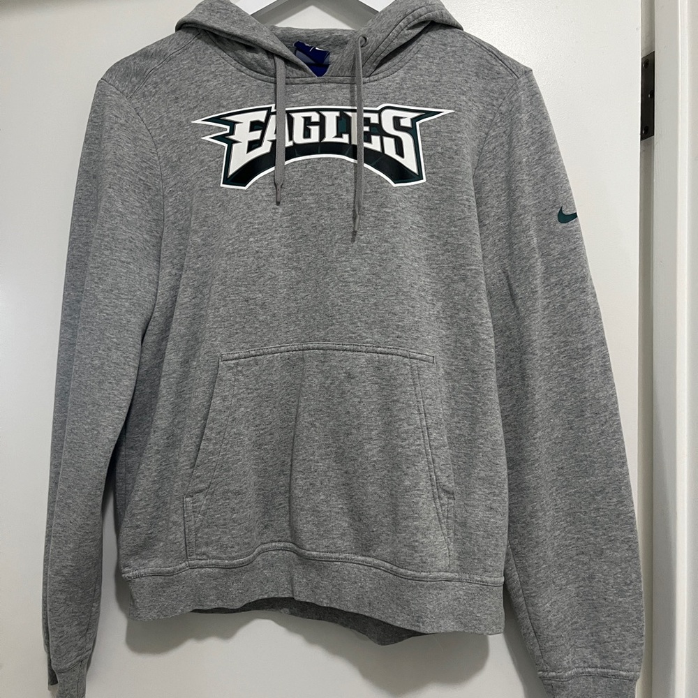Nike Eagles Logo Gray Hoodie